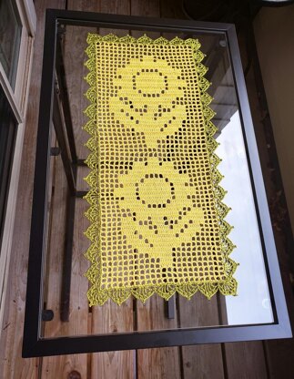 Sunflower Table Runner