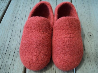 Loafer Slippers Felted Knit for Women