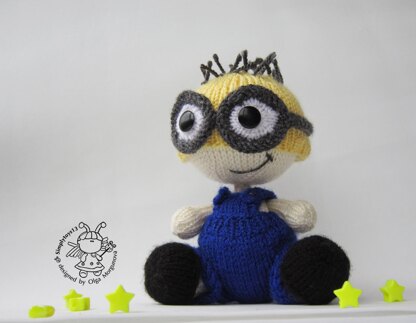 Pebble doll Minion