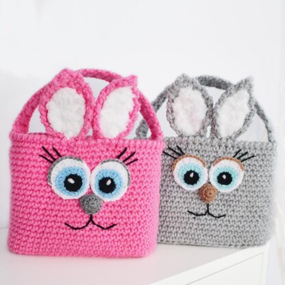 Bunny Basket. Rabbit Handbag. Easter Egg Hunt. My First Bunny Bag