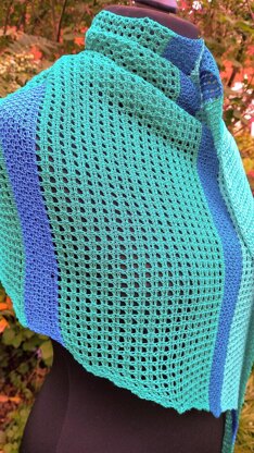Emerald Drift Shawl