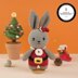 Grey Rabbit Wearing A Noel Shirt Plush Toy Crochet Pattern