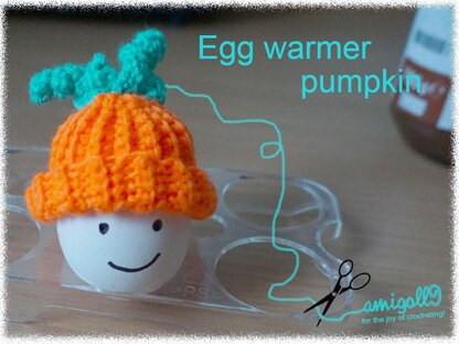 Crochet pattern egg warmer pumpkin