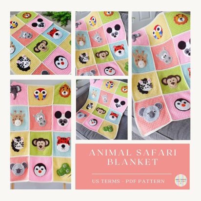 Animal Safari Blanket - US Terms