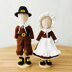 Crochet doll pattern, amigurumi doll, pattern, doll with clothes,  Pilgrims