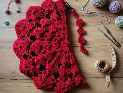 Crochet half Circle Bag Pdf + Video Tutorial