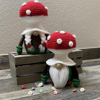 Mushroom Hat Gnome Crochet Pattern