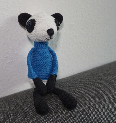 Amigurumi Häkelanleitung Panda Paul