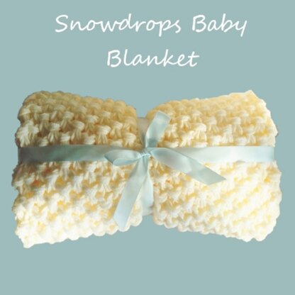 Snowdrops Baby Blanket