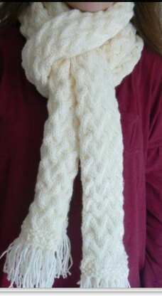 Easy Peasy Cable Scarf