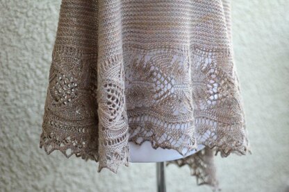 Freesia shawl