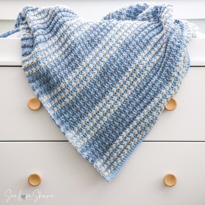 Baby Teddy Crochet Blanket