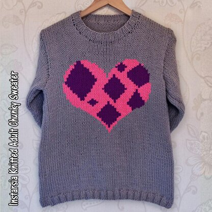 Intarsia - Heart of Diamonds - Chart Only