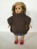 Sophia Doll Poncho with Cowl