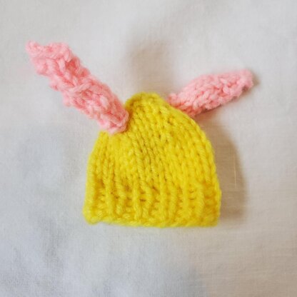 Bunny Egg Beanie Knitting Pattern