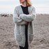 Chunky Wheat Petals Cardigan
