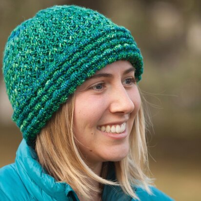 Playful Purls Reversible Hat - knitting pattern