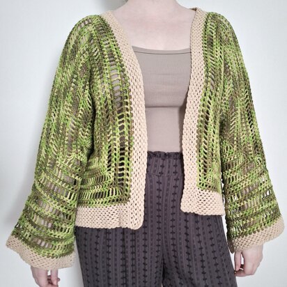 Leaf Hexagon Cardigan