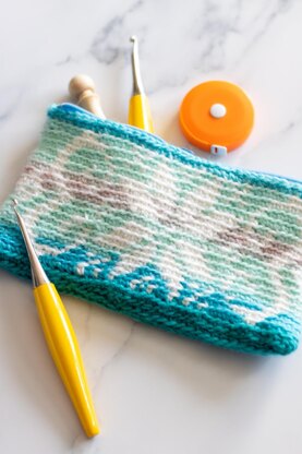 Snowflake Tapestry Pouch