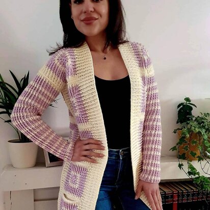 Crochet jacket for spring