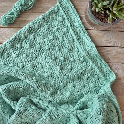 Cute as a Button Baby Blanket