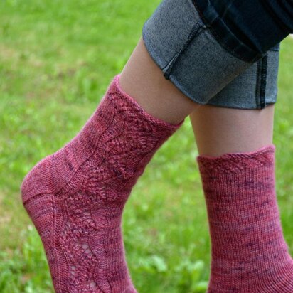 Rose Path Socks