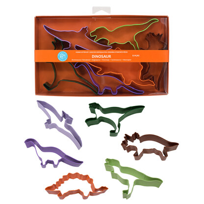 R&M Dinosaur Cookie Cutters Set of 6
