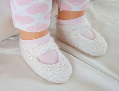 3ply baby shoes - Tania