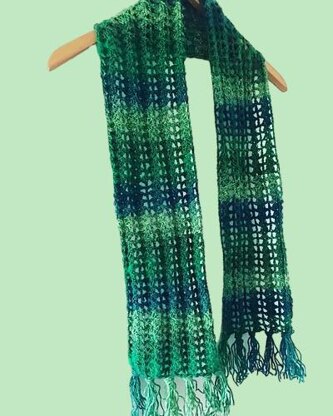Woodland Crochet Scarf