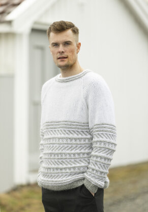 Smestad Sweater in Viking Of Norway - UK-2316-6 - Downloadable PDF