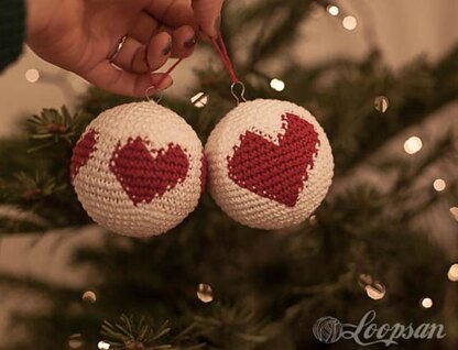 Heart Christmas Bauble