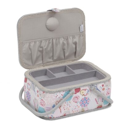 Hobbygift Notions Oval Sewing Box