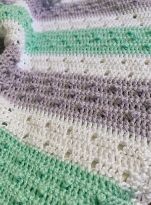 The Pretty Picot Baby Blanket