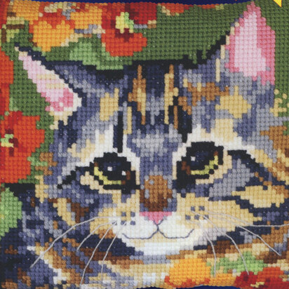 Garden Tabby Big Stitch - PDF