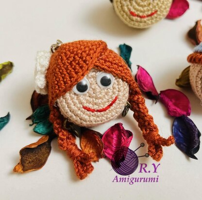 Recycle amigurumi keychain