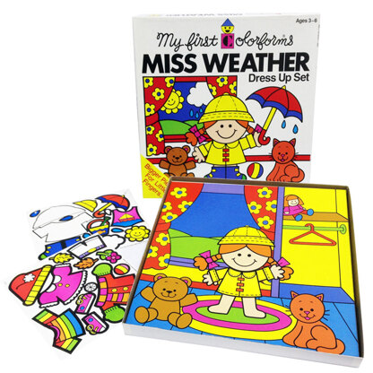 Patch Products Colorforms(R) Classic Miss Weather Re-Stickable Sticker Set - 232854