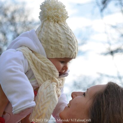 My First Winter Baby Hat and Scarf