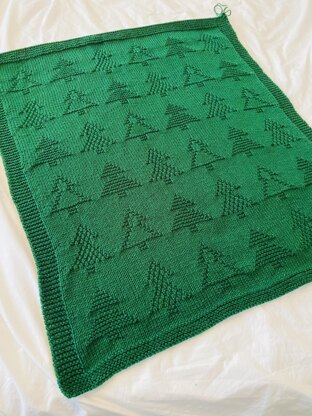 Christmas Forest Blanket