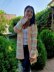 Crochet cardigan with bell sleeves