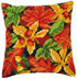 Vervaco Autumn Leaves 3 Cushion Front Chunky Cross Stitch Kit - 40cm x 40cm