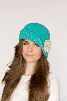 Charlston Beret Crochet Pattern - chic, yet pretty. A light hat.