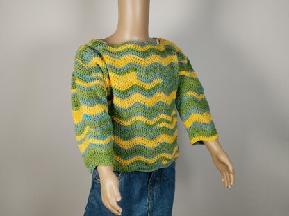 Kids ripple sweater