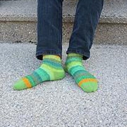 Jupiter Storm Socks - knitting pattern