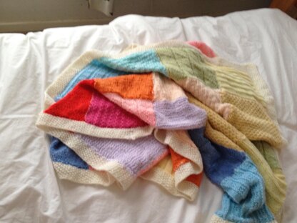 Patchwork Blanket, Knitting Pattern