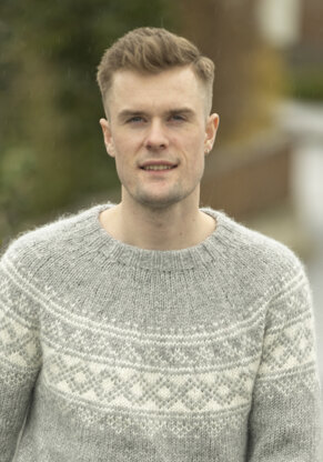 Kval Sweater in Viking Of Norway - UK-2316-8 - Downloadable PDF