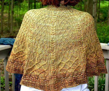 Lothlorien Cape Knitting pattern by susan pandorf | Knitting Patterns ...