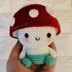 Mishi the Mushroom Baby Sprite Amigurumi