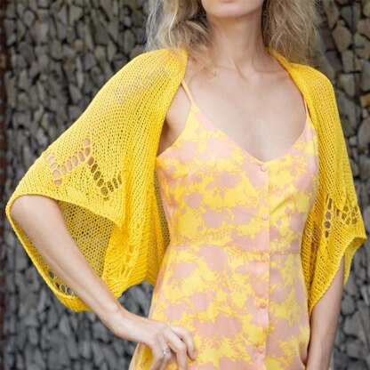 Lace Zigzag Shrug Bolero