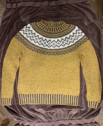 Yvette Jumper in Willow and Lark Woodland - Downloadable PDF