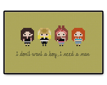 BLACKPINK - Boombayah Chorus Bite Size - PDF Cross Stitch Pattern